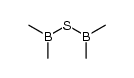 1,1,3,3-tetramethyldiborathiane Structure
