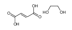 (E)-but-2-enedioic acid,ethane-1,2-diol Structure