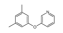 3-(3,5-dimethylphenoxy)pyridine结构式