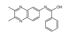 N-(2,3-dimethylquinoxalin-6-yl)benzamide结构式