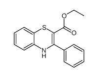 ethyl 3-phenyl-4H-1,4-benzothiazine-2-carboxylate结构式