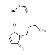 1-butylpyrrole-2,5-dione; ethenoxyethene结构式