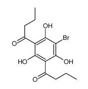 1-(3-bromo-5-butanoyl-2,4,6-trihydroxyphenyl)butan-1-one Structure