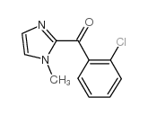 (2-氯-苯基)-(1-甲基-1H-咪唑-2-基)-甲酮结构式