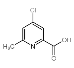 4-氯-6-甲基吡啶甲酸结构式