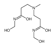 N-(hydroxymethyl)-3-[[3-(hydroxymethylamino)-3-oxopropyl]-methylamino]propanamide Structure