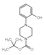 1-(2-HYDROXY-PHENYL)-PIPERAZINE-4-CARBOXYLIC ACID TERT-BUTYL ESTER Structure