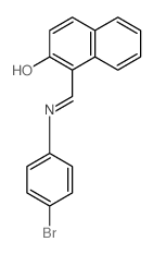 1-[[(4-bromophenyl)amino]methylidene]naphthalen-2-one structure