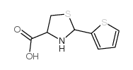 2-(2-thienyl)-1,3-thiazolidine-4-carboxylic acid Structure