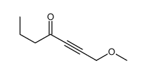 1-Methoxy-2-heptyn-4-one结构式
