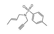 N-(but-2-en-1-yl)-4-methyl-N-(prop-2-yn-1-yl)benzenesulfonamide Structure