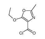 5-ETHOXY-2-METHYLOXAZOLE-4-CARBONYL CHLORIDE结构式