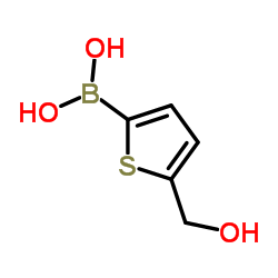 5-Hydroxymethylthiophene-2-boronic acid structure