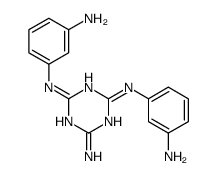 N,N'-Bis(3-aminophenyl)-1,3,5-triazine-2,4,6-triamine structure