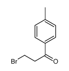 3-bromo-1-(4-methylphenyl)propan-1-one Structure