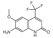 7-amino-6-methoxy-4-(trifluoromethyl)-1H-quinolin-2-one Structure