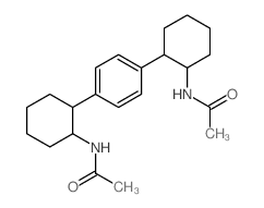 N-[2-[4-(2-acetamidocyclohexyl)phenyl]cyclohexyl]acetamide structure