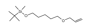 ((5-(allyloxy)pentyl)oxy)(tert-butyl)dimethylsilane Structure