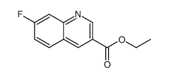 ethyl 7-fluoroquinoline-3-carboxylate结构式