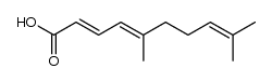 5,9-dimethyldeca-2,4,8-trienoic acid Structure