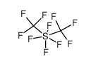 bis(trifluoromethyl)tetrafluorosulfur(VI)结构式