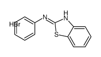 N-phenyl-1,3-benzothiazol-2-amine,hydrobromide结构式