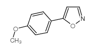 5-(4-METHOXYPHENYL)ISOXAZOLE structure