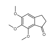 5,6,7-trimethoxy-2,3-dihydro-1H-inden-1-one Structure