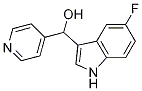 (5-fluoro-1H-indol-3-yl)-pyridin-4-yl-methanol结构式