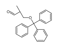 (2R)-2-methyl-3-trityloxypropanal结构式