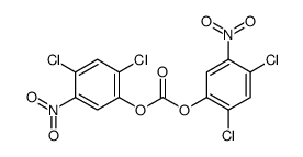 Bis(2,4-dichloro-5-nitrophenyl) carbonate structure