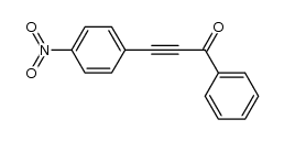1-phenyl-3-(4-nitrophenyl)-2-propyn-1-one Structure