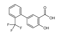 4-Hydroxy-2'-(trifluoromethyl)-3-biphenylcarboxylic acid structure