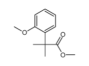 Methyl 2-(2-methoxyphenyl)-2-methylpropanoate Structure