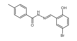 4-Methylbenzoesaeure-5-bromsalicyliden-hydrazon Structure