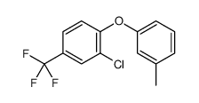 2-chloro-1-(3-methylphenoxy)-4-(trifluoromethyl)benzene Structure