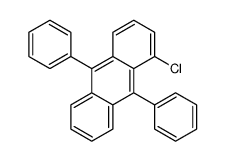 1-Chloro-9,10-diphenylanthracene结构式