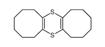 1,2,3,4,5,6,8,9,10,11,12,13-dodecahydrodicycloocta[1,4]dithiin结构式