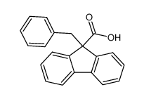 9-benzyl-fluorene-9-carboxylic acid Structure
