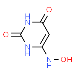 6-(HYDROXYAMINO)PYRIMIDINE-2,4(1H,3H)-DIONE Structure