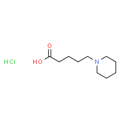 5-(哌啶-1-基)戊酸盐酸盐结构式