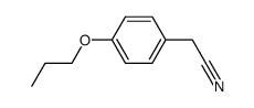 (4-propoxy-phenyl)-acetonitrile Structure