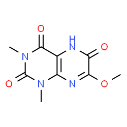 2,4,6(3H)-Pteridinetrione,1,5-dihydro-7-methoxy-1,3-dimethyl- picture