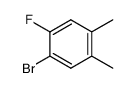 1-溴-2-氟-4, 5-二甲基苯结构式