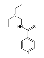 N-(diethylaminomethyl)pyridine-4-carbothioamide Structure