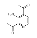 1,1'-(3-Amino-2,4-pyridinediyl)bisethanone Structure