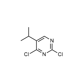 2,4-二氯-5-异丙基嘧啶结构式