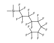 1,1,2,2,3,3,4,4,5,5,6,6,7,7,8,8,8-heptadecafluorooctyl(trimethyl)silane Structure