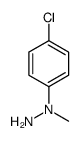 1-(4-chlorophenyl)-1-methylhydrazine Structure