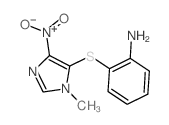 2-(3-methyl-5-nitro-imidazol-4-yl)sulfanylaniline picture